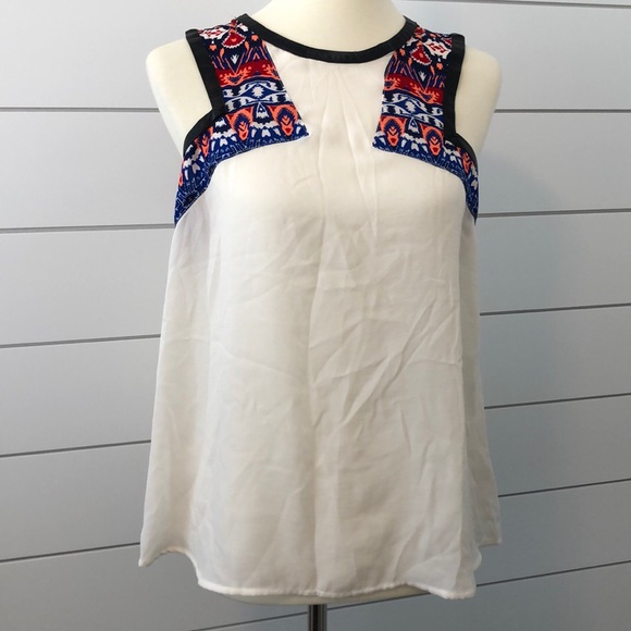 Express Tops - Express sheer tribal top